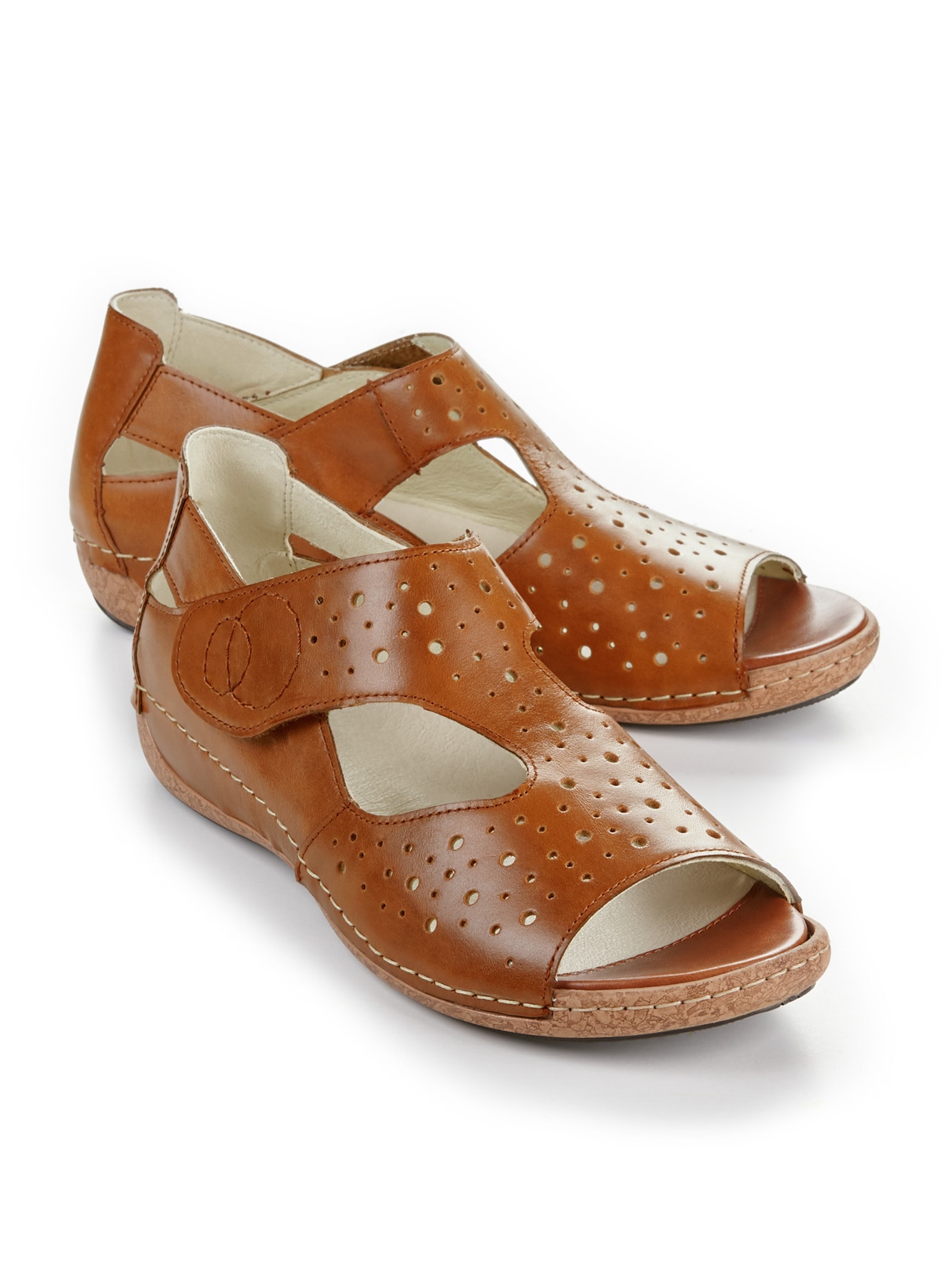 Waldläufer-Sandalenschuh Ibiza Cognac