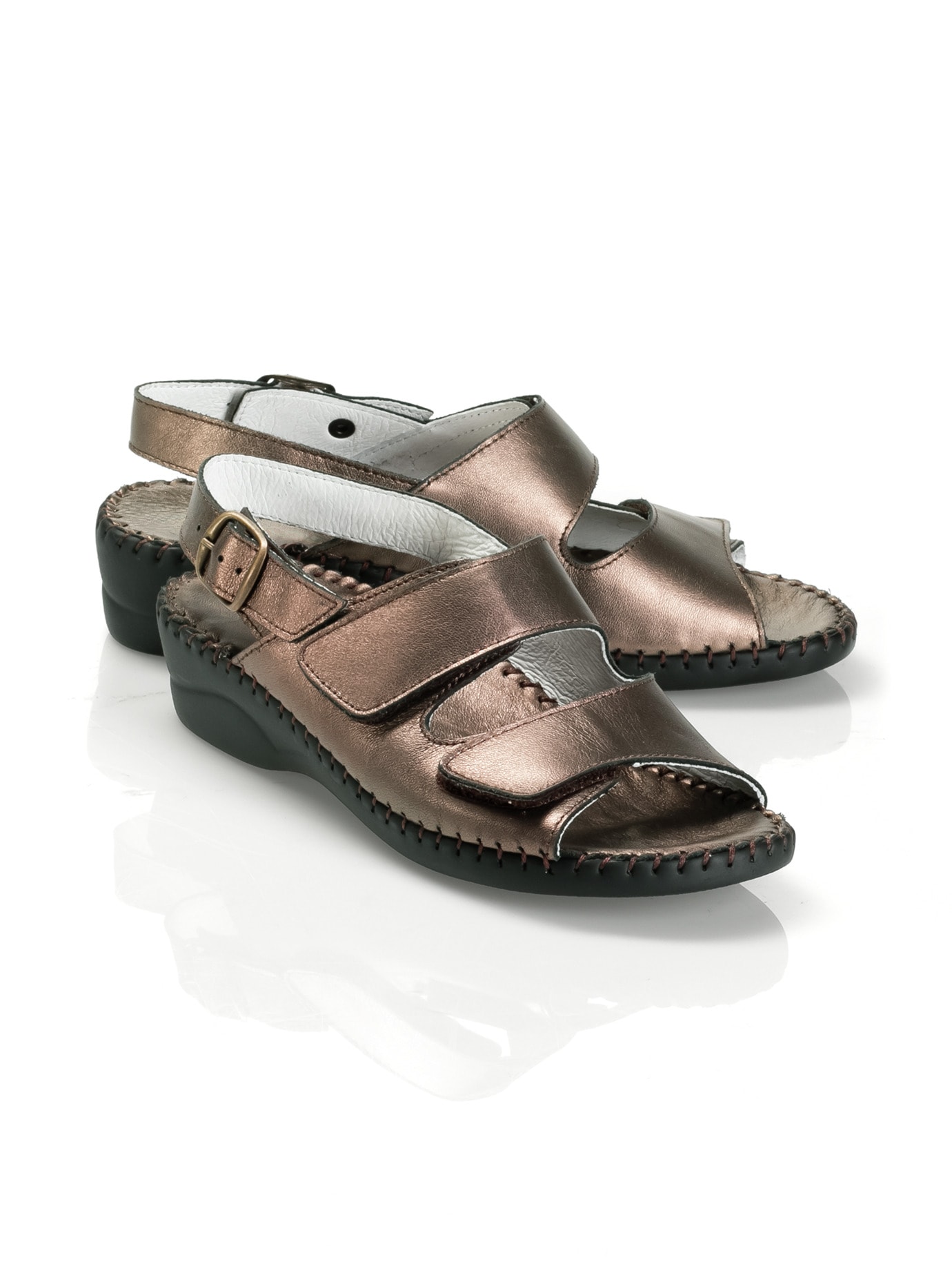 Supersoft-Sandalette Bronze