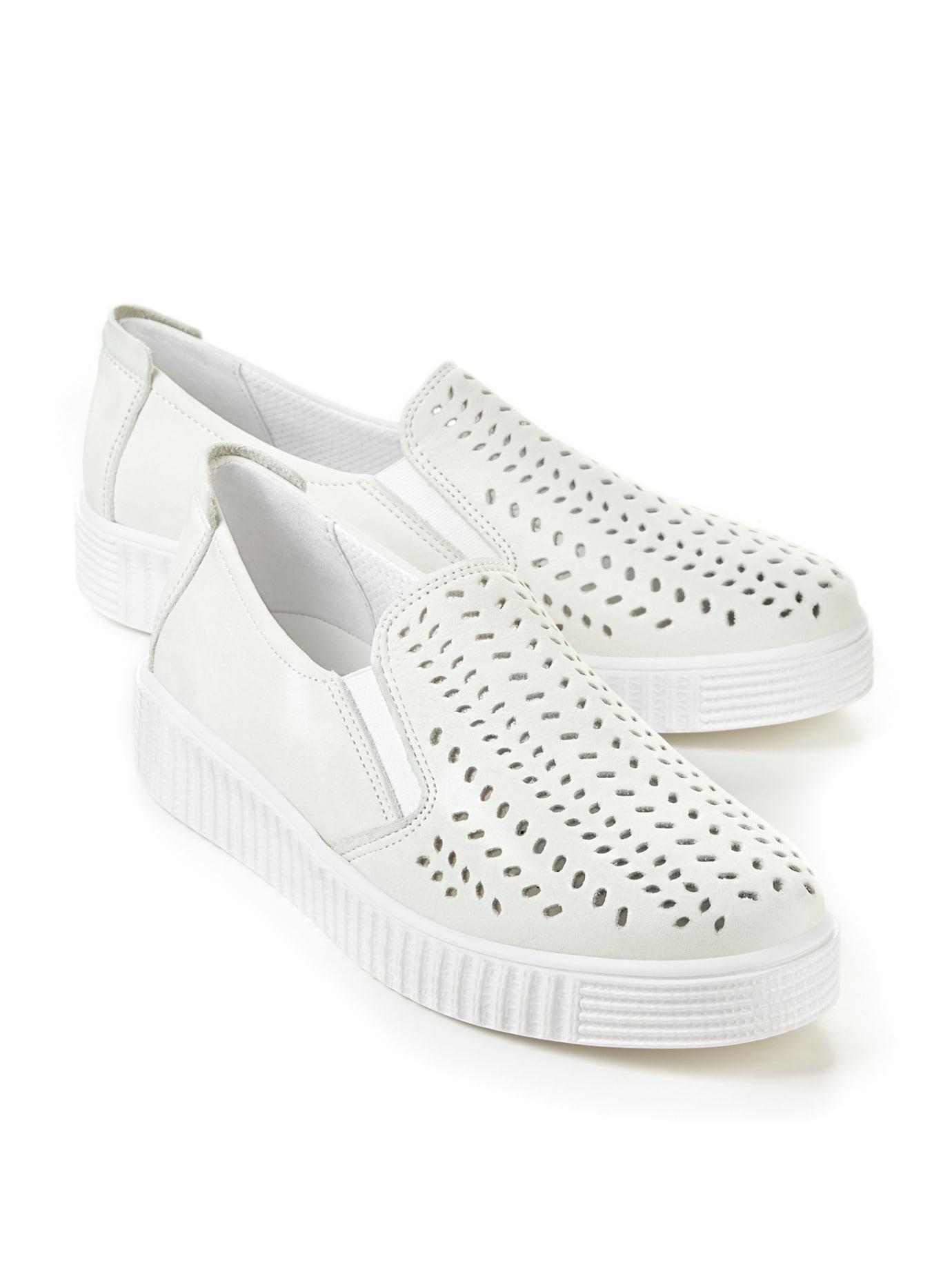 Bequem-Slipper Klimakomfort Weiß