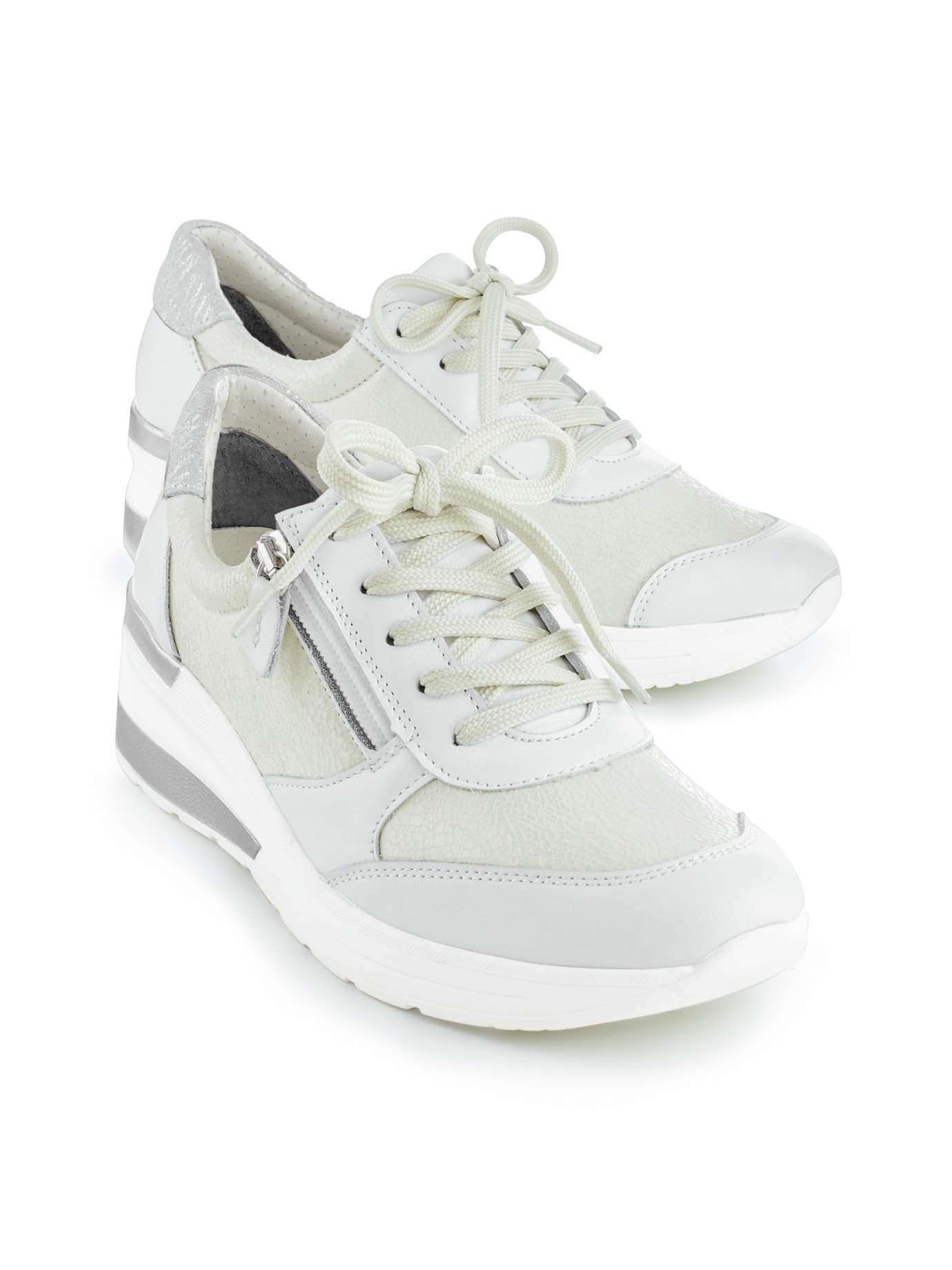 Hallux-Sneaker Rückenkomfort weiß