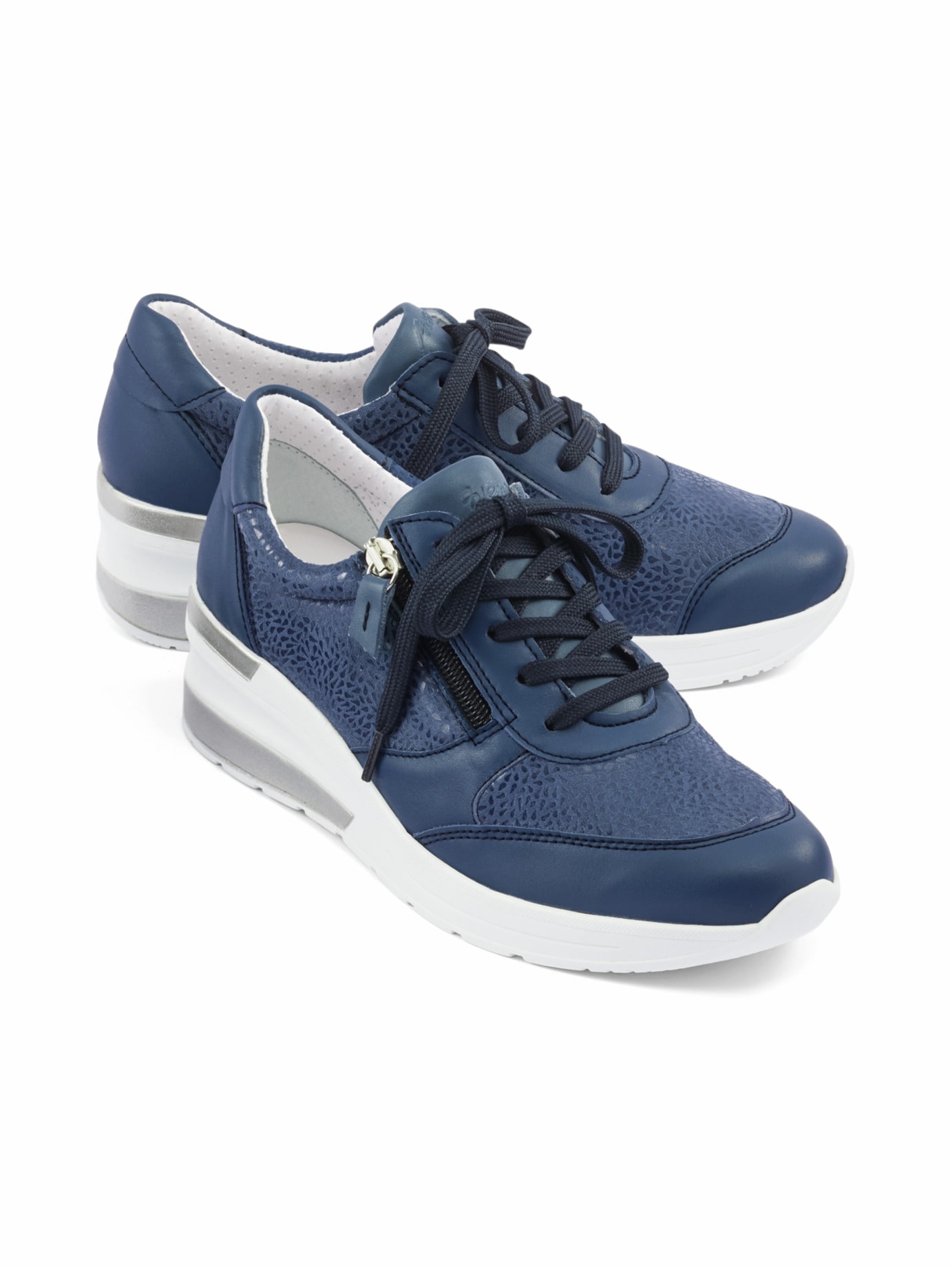 Hallux-Sneaker Rückenkomfort Blau