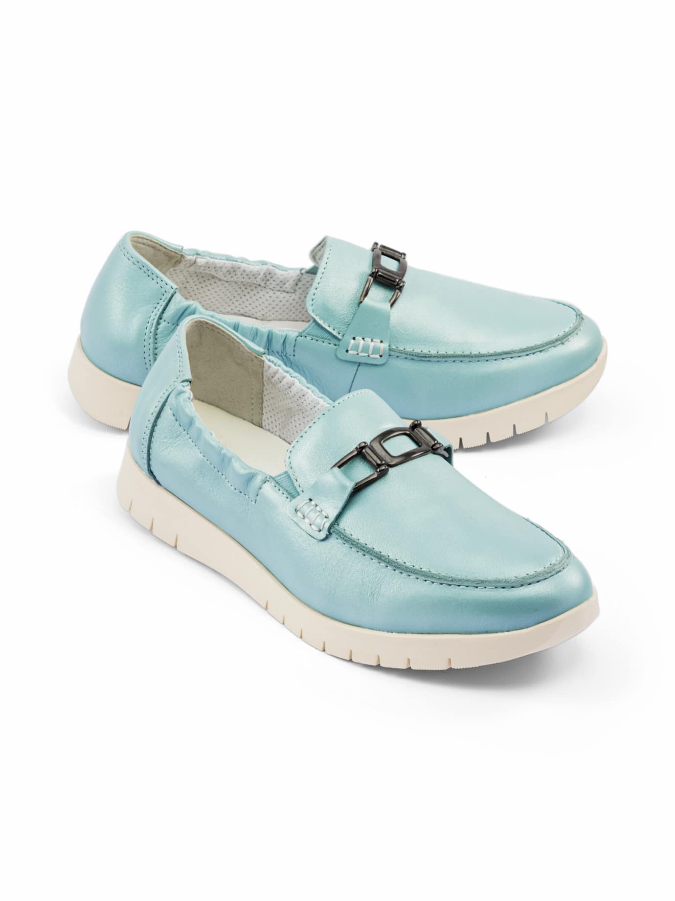 Avena Supersoft-Mokassin - Hellblau