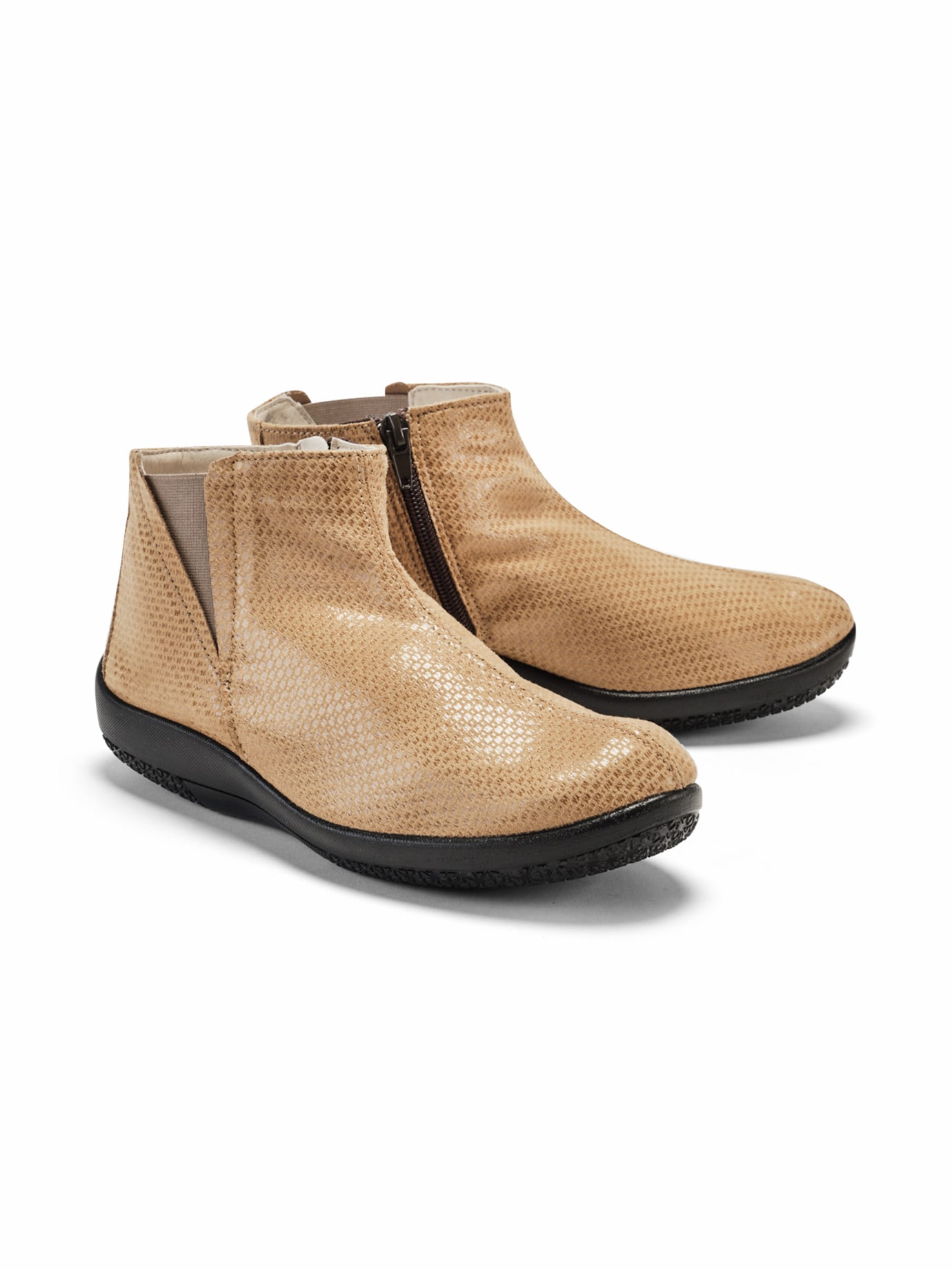 Hallux-Soft-Stiefelette Hellbraun