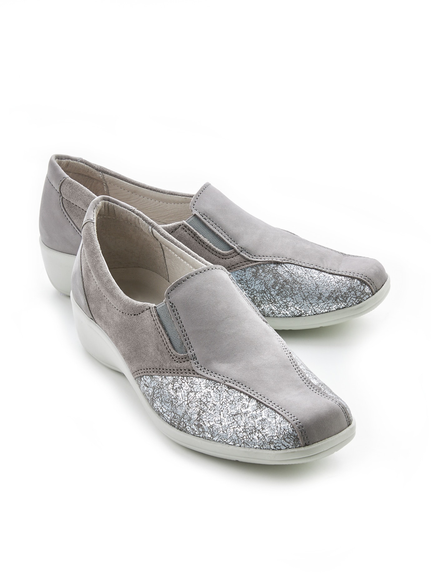 Hallux-Slipper Doppelstrech Grau