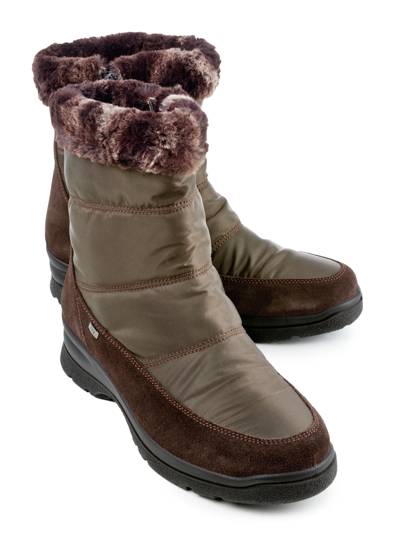 Aquastop-Stiefel Wetterfest Braun