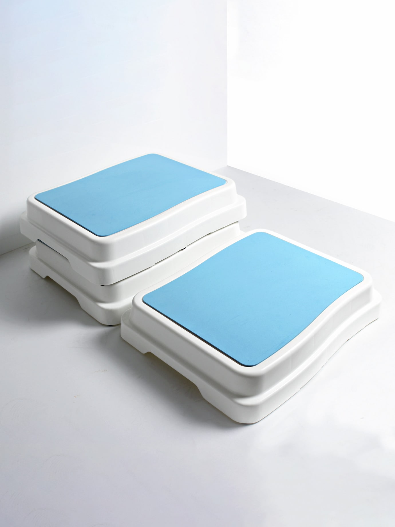 Anti-Rutsch-Trittstufe Weiß-Blau