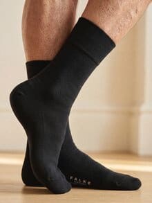 FALKE Airport Socke Schwarz