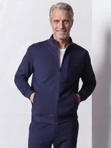 Wohlfühl Jacke Supersoft Marine