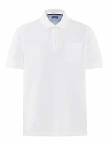 Polo-Pique Pima Cotton Weiss
