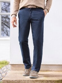 Herren-Thermojeans Dark Blue