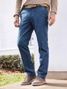 Herren-Thermojeans Mid Blue