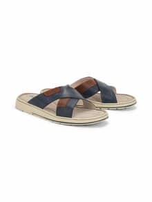 Bequem Pantolette Blau