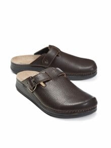 Bequem-Pantolette Memory Braun