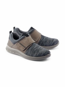 Hallux-Klettsneaker Extraweich Grau