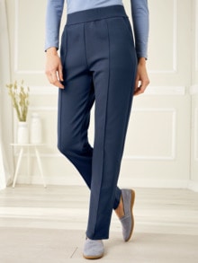 Jersey-Hose Relaxed-Fit Marine