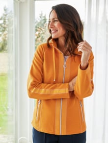 Baumwoll-Jacke Ottoman Orange
