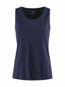 Baumwoll-Top Marine