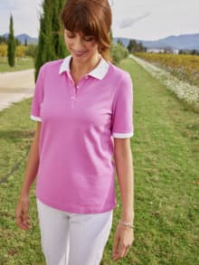 Poloshirt Bio-Baumwolle Pink