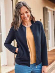 Indoor-Jacke Sommerstepp Marine