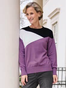 Pullover Triangle Beere