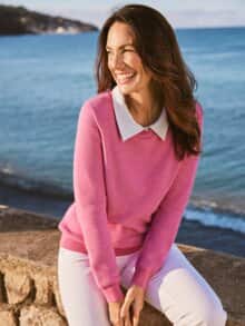 Pullover Himbeer-Sorbet Himbeere