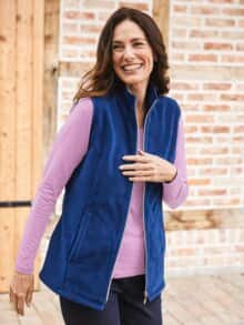 Fleeceweste Extraleicht Marine