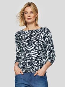 Rabe Blusenshirt liebevoll Marine