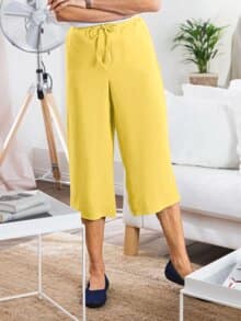 Bügelfrei-Schlupf-Hosenrock Sonnengelb