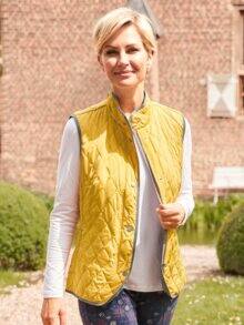 Steppweste Wollwärme Gelb