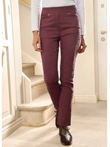 Bequembundhose Powerstretch Bordeaux