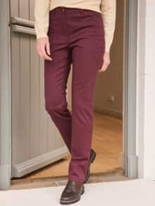 Bequembundhose Thermowärme Bordeaux