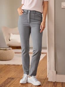 Leichtjeans Grau
