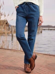 Easy-Fit Wohlfühl-Baumwolljeans Blue Denim