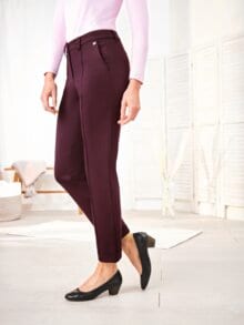 Jerseyhose Formstabil Bordeaux