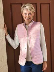 Steppweste Wollwärme Rosa