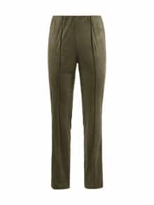 Schlupfhose Wildlederoptik Khaki
