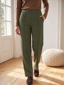 Struktur-Jersey Marlene Khaki