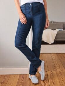 Jeans mit Biese Darkblue