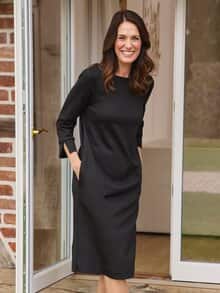 Kleid Punto Di Roma Schwarz