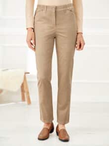 Baumwoll-Cordhose Thermo Beige