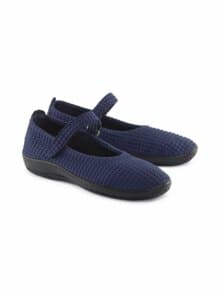 Hallux-Softslipper Mary Jane Blau