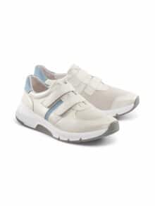 Hallux-Active-Klettsneaker Weiß-Blau