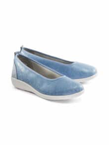Hallux-Ballerina Komfortweite Blau