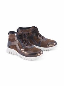 Hallux-Komfort  Bootie Federleicht Braun