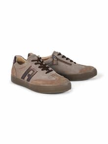 Hallux-Schnürer-Soft Beige-Braun