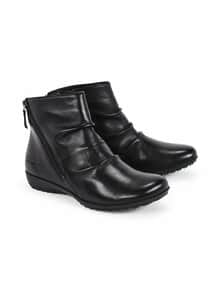 J.S.-Stiefelette Doppel RV Schwarz