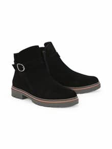 Hallux-Stiefelette Komfortleicht Schwarz