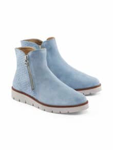 Hallux-Bootie Doppelreißverschluss Hellblau