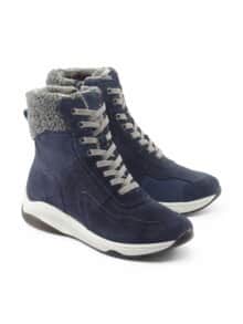 Hallux-Stiefel Stretcheinsatz Blau