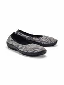 Hallux-Softslipper Animalprint Zebra
